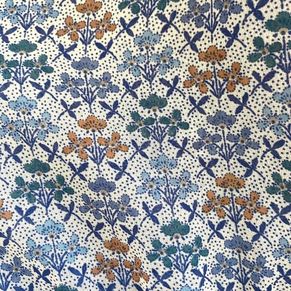 Anthropologie Holding Horses Betony Swing Dress Blue Floral Dress Size 4 - Picture 5 of 5